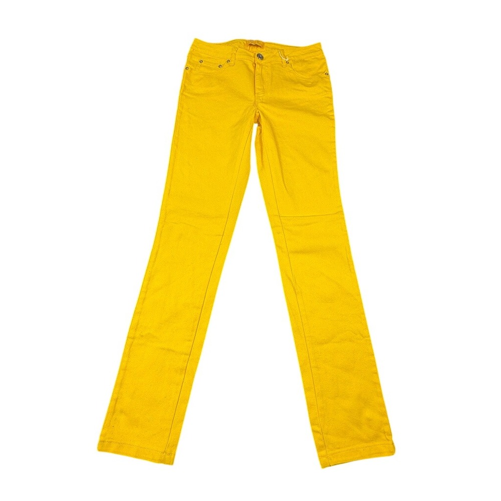 Paco Jeans Mens Yellow Stretch Slim Straight Denim Pants LP5055 Size 9 NWT